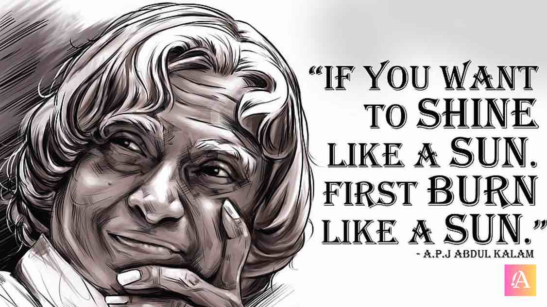 A. P. J. Abdul Kalam Quote: A big shot is a little shot who keeps on  shooting, so keep trying.